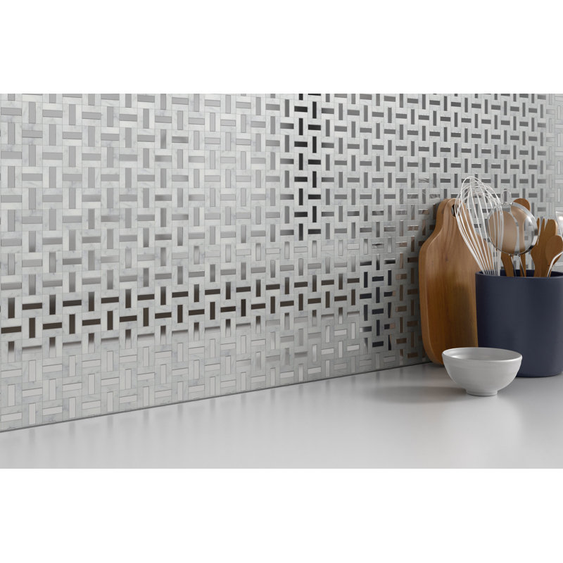 Link™ 12" x 17" Natural Stone Random Mosaic Tile