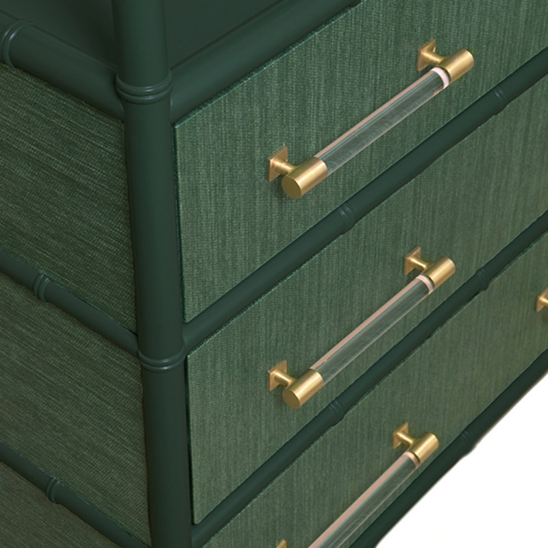 Flynn Etagere Bookcase, Green