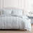 Martha Stewart Verbena Stripe Cotton Reversible Blue Comforter Set-125088609-125088611