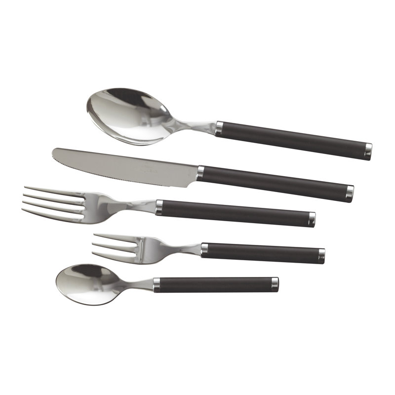 Play! 30 Piece Cutlery Set, Service for 6, Brown