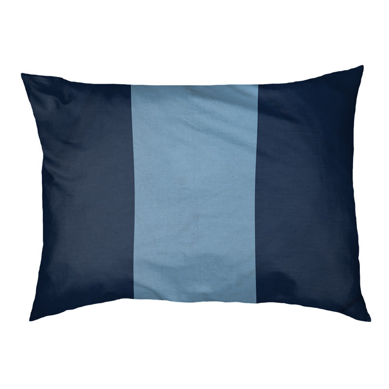 Coussin d'extérieur pour chien Florida Tribe, Moyen (l 28 po x P 18 po x H 6 po), Bleu marine / bleu bébé / bleu marine