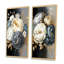 Bouquet de pivoines blanches, bleues et grises - ensemble de 2 pièces-132196744-132196748