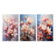 «Pink White Magnolias Romantic Impression», 3 pièces-390132998-390132993