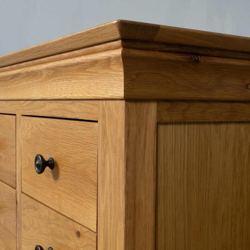 Holz Solid Wood 90cm W 7 - Drawer Chest of Drawers