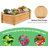 Rilynne Multiple-sized Fir Wood Rectangular Garden Planter-50697484