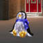 Décoration de Noël illuminée en acrylique de qualité commerciale pour bébé pingouin