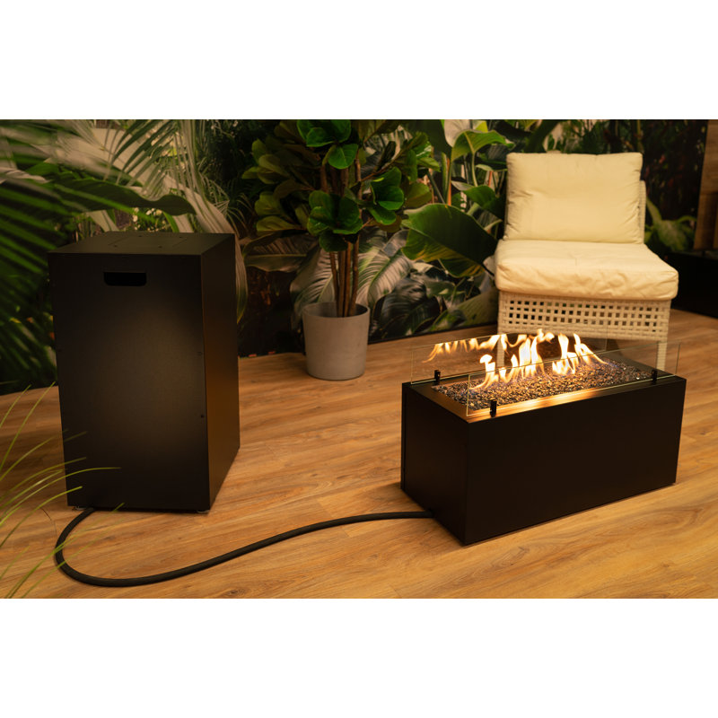 Planika Rio - Outdoor Gas Propane Fire Pit - 10kW with Cover 