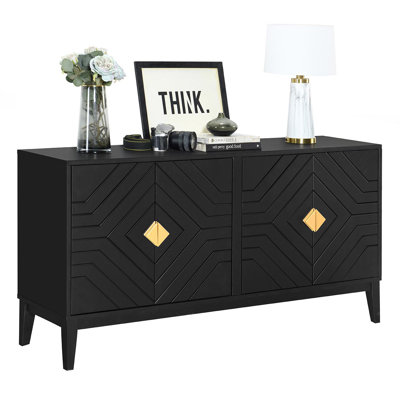 Bodie 4-Door Sideboard Storage Cabinet by George Oliver