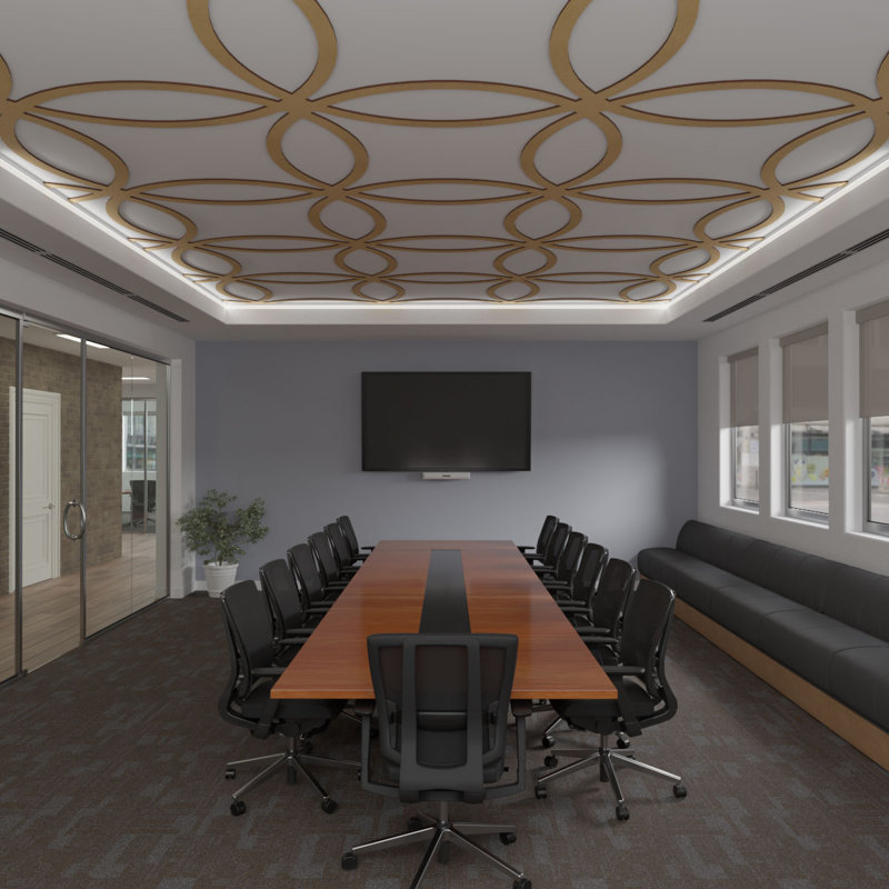 Charpente de plafond décorative Lilley, H 47,25 po x l 47,25 po x P 0,375 po