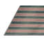 Tapis brun à rayures horizontales lavable à la machine-320293200