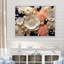 Collage abstrait de fleurs de corail sur toile-8365731-8365736