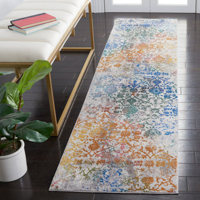 Aria Performance Damask Rug