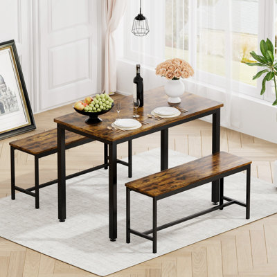 3 piece Aadi with 2 Dining Benches