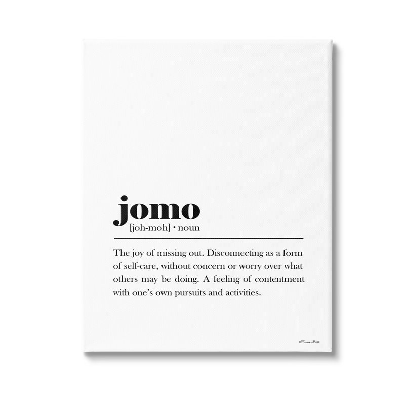 «Jomo Bathroom Définition» par Susan Ball, H 20 po x l 16 po x P 1,5 po
