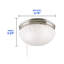 Plafonnier encastré 2 lumières Fiskeville-297855119