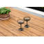 Jaleigh Rectangular Metal Outdoor Dining Table - 100 cm W 150 cm D-464591088-464591089