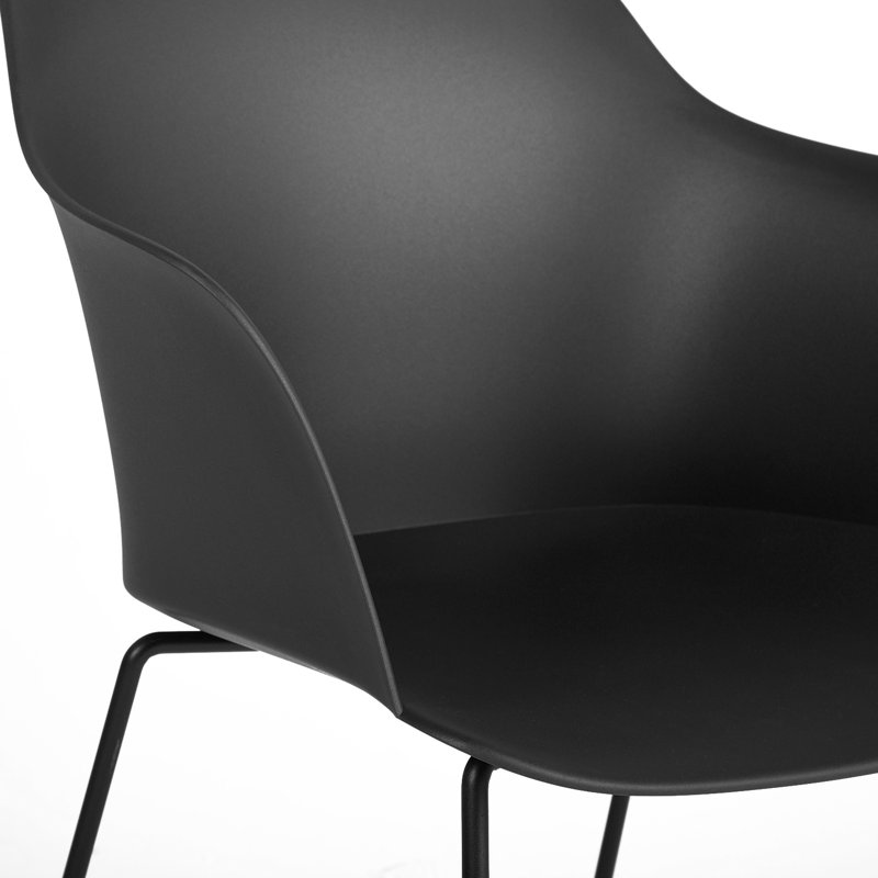 Stesha 44cm H Side Chair, Black