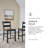 Taylen Swivel Solid Wood Counter Stool