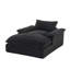 Chaise longue inclinable en velours côtelé avec accoudoirs-2033630479