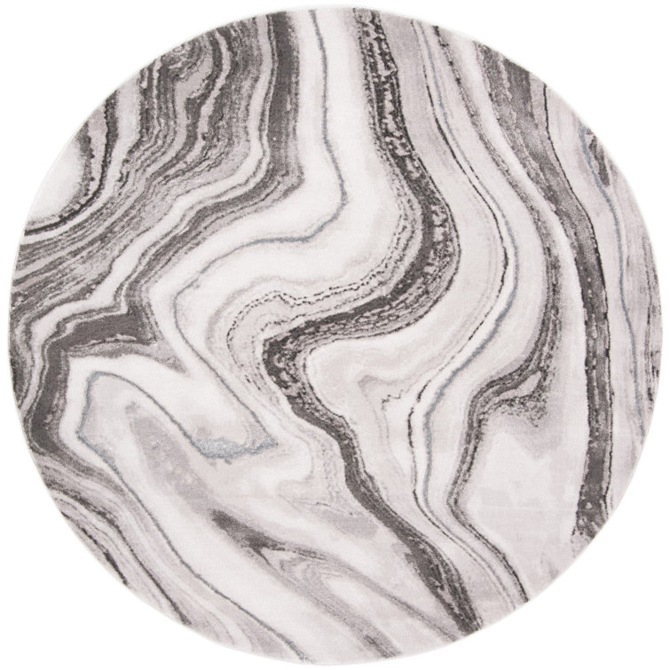 Tapis abstrait gris Swindle