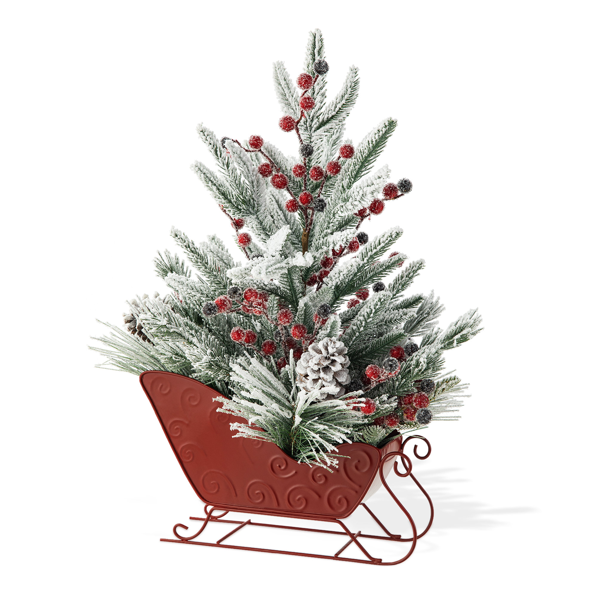 The Holiday Aisle® Floral Centerpiece & Reviews | Wayfair