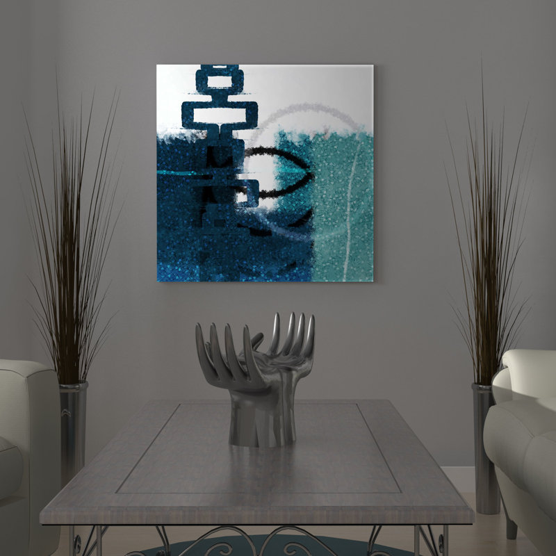 Difference Satisfaction - Wrapped Canvas Painting Print, 24" H x 24" W x 1" D