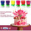  Birthdays Lotus Flower Musical Birthday Candle Spinning Birthday Cake Decoration Red pkg/1-2111770394-2111770395