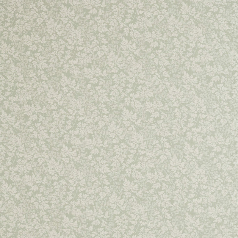 Spring Leaves Fabric, Fennel