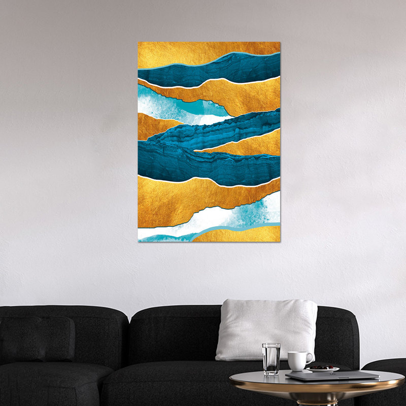 Onde Dorate - Rectangle Print