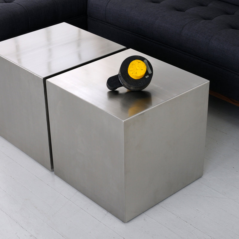 Steel Top End Table