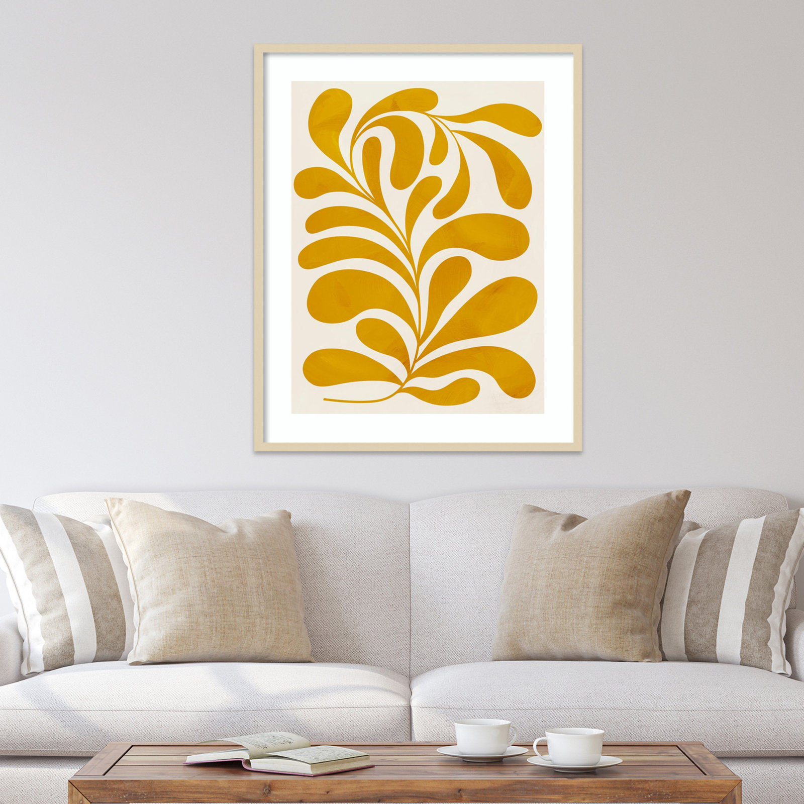 Goldenrod II by Grace Popp, Natural, 41" H x 33" W x 1" D