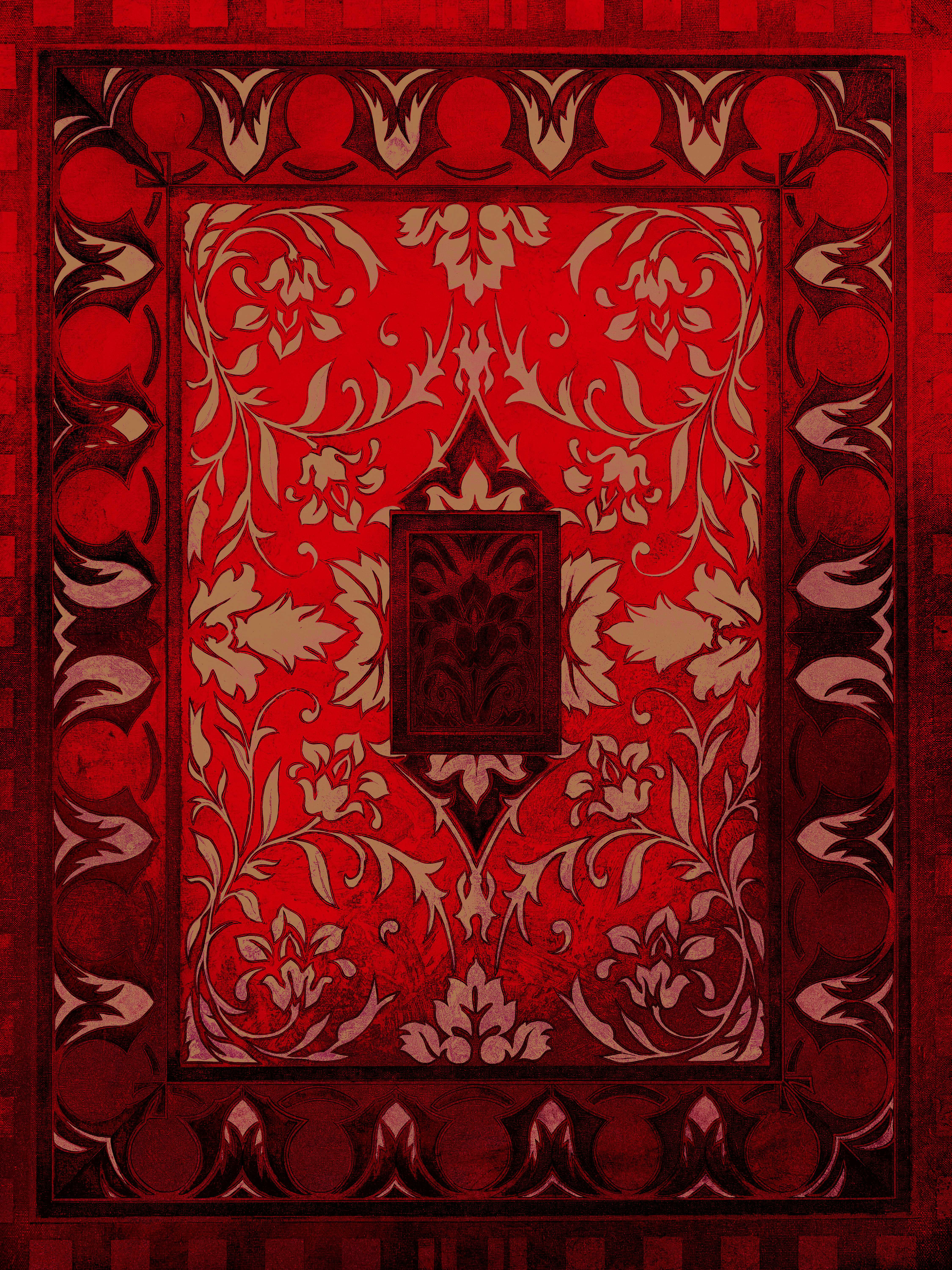 Dark best sale red tapestry