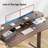 Height Adjustable Standing Desk with drawers,C-Clamp Mount Compatible,With two drawers，Home Office Stand Up Desk with 4 Preset Heights & 2 Hooks-381502373-381502369