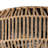 Kadner 2-Light Bulbs Retro Farmhouse Rattan Boho Dimmable Flush Mount Light