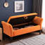 Banc de lit avec velours de rangement-631325907