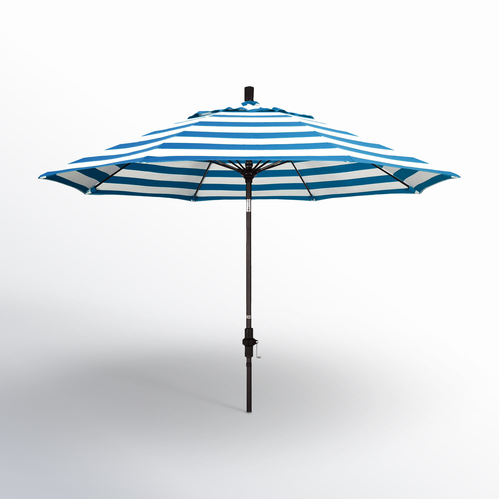 Roverta 9' Market Sunbrella® Umbrella, Cabana Regatta Sunbrella®, Brown