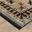 Tapis bleu sarcelle / multicolore Tincie Tribal-563256417-563256418