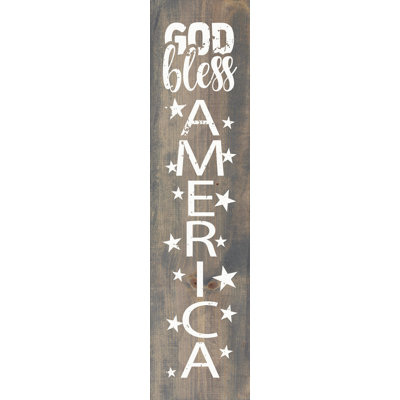God Bless America (Flatedge vertical)