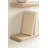 Burena Mango Wood Two-Piece Floating Shelf Set