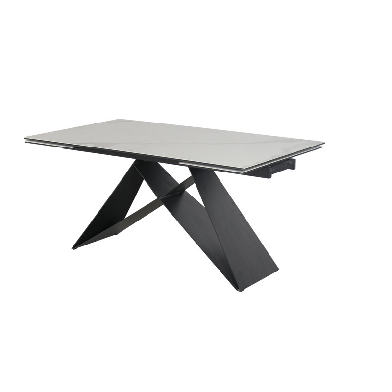 Camak Extendable Marble Top Dining Table