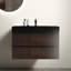 Lavabo en quartz noir mat chic - Modernisation des styles de salle de bain