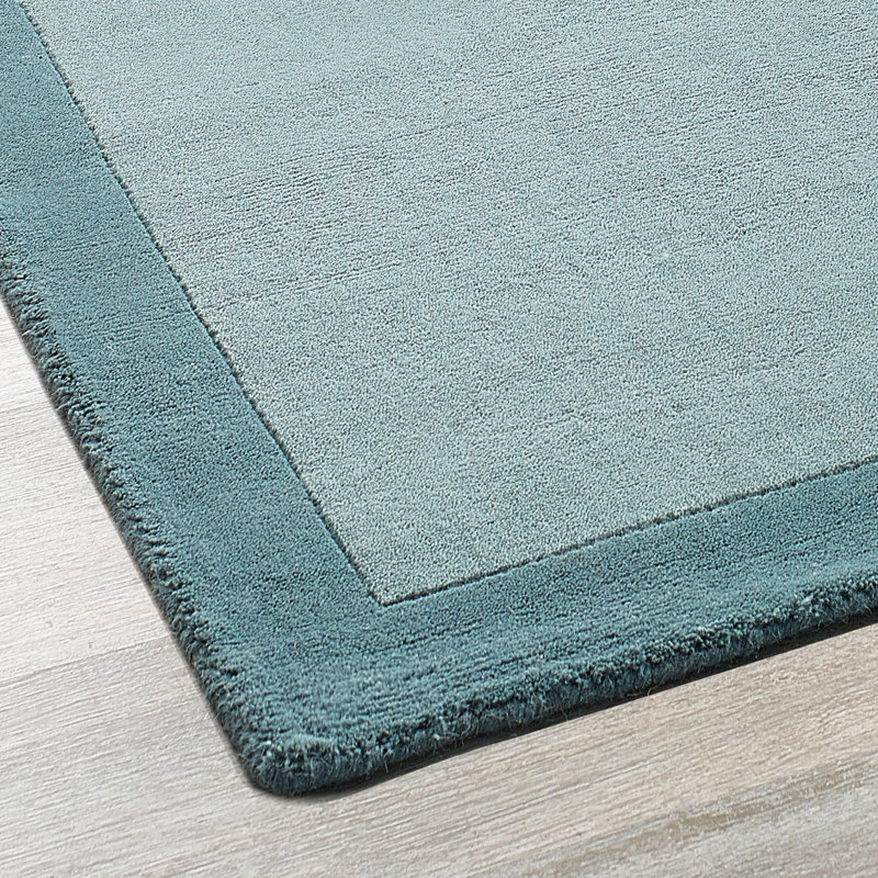 Wool Hand Loomed Area Rug Grey, Rectangle 160 x 230cm