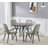 Karaya 4 - Person Four Leg Dining Set