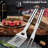 Stainless Steel Non-Stick Dishwasher Safe Grilling Tool Set