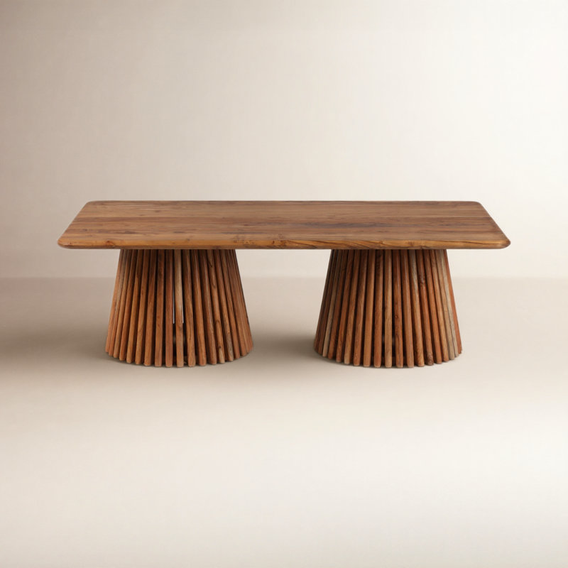 Roanne Solid Wood Single Coffee Table, Natural