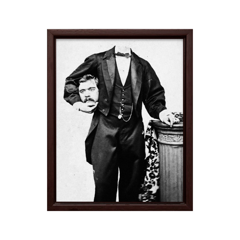 Magicien sans tête, Sans cadre, Affiche, H 08 po x l 10 po
