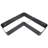 Katherynn L-Shaped Galvanized Steel Raised Garden Bed - 59.5" x 59.5" x 11.75" - Dark Gray-1686986470