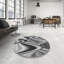 Tapis à motifs gris / noir-1982844419