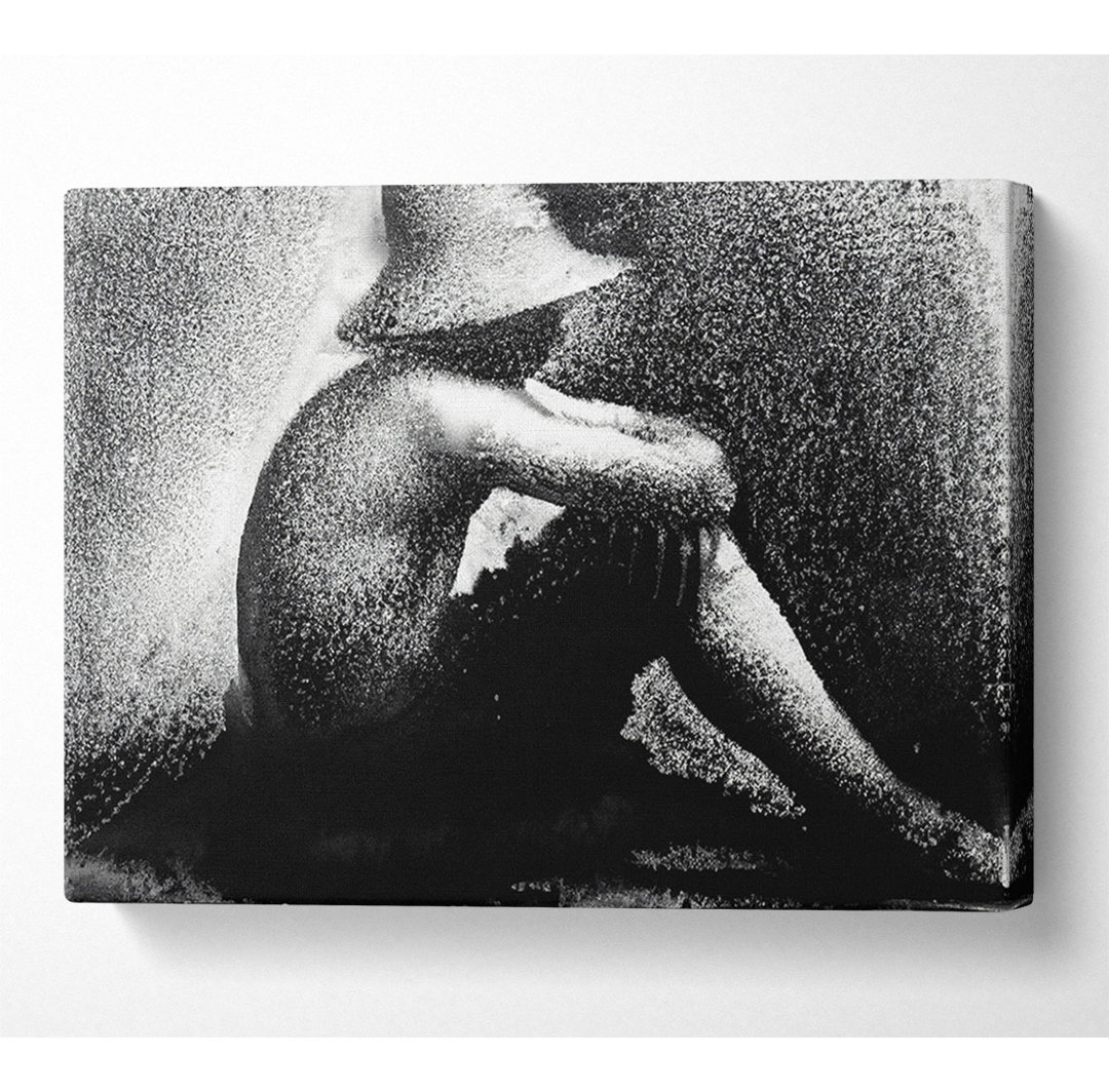 Seurat Sitzender Junge mit Strohhut - Kunstdrucke auf Leinwand