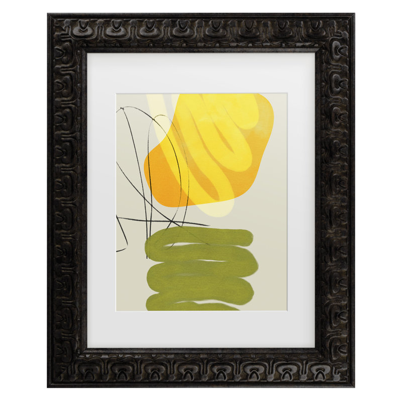 Œuvre d'art encadrée «ologola rut bolog », H 17,5 po x l 14,5 po